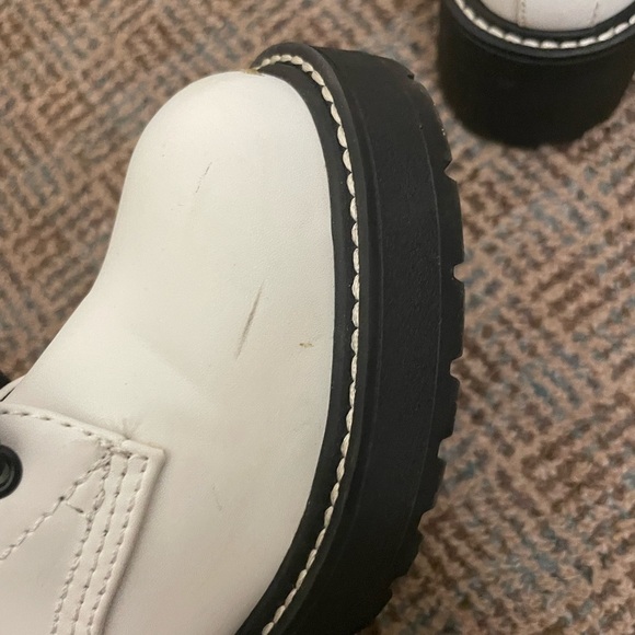 Madden Girl Carra off white Combat boots size 7M - Picture 8 of 13